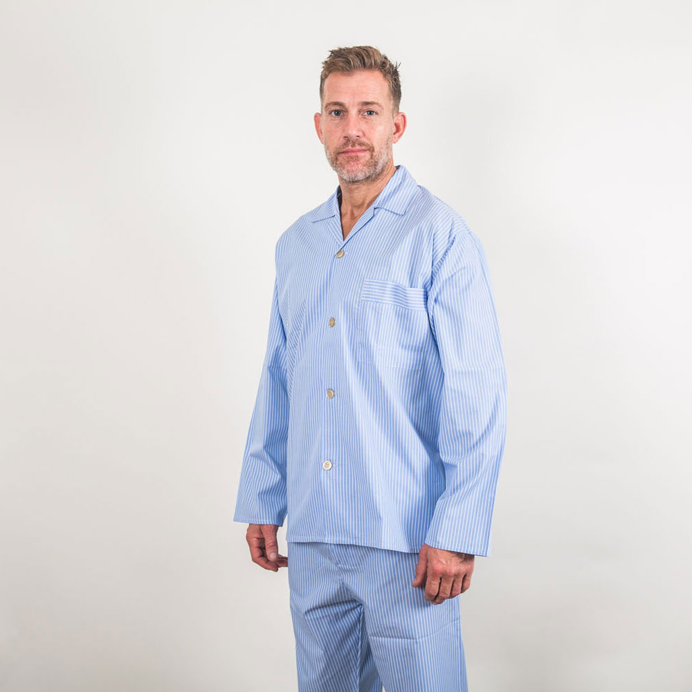 Riveria 100 Cotton Pyjama Tie Waist Men's Pyjamas